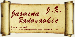 Jasmina Radosavkić vizit kartica
